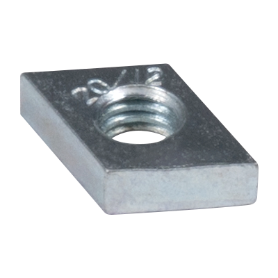 Hammerkopf Gewindeplatte 20/12 - M4 - ZN
