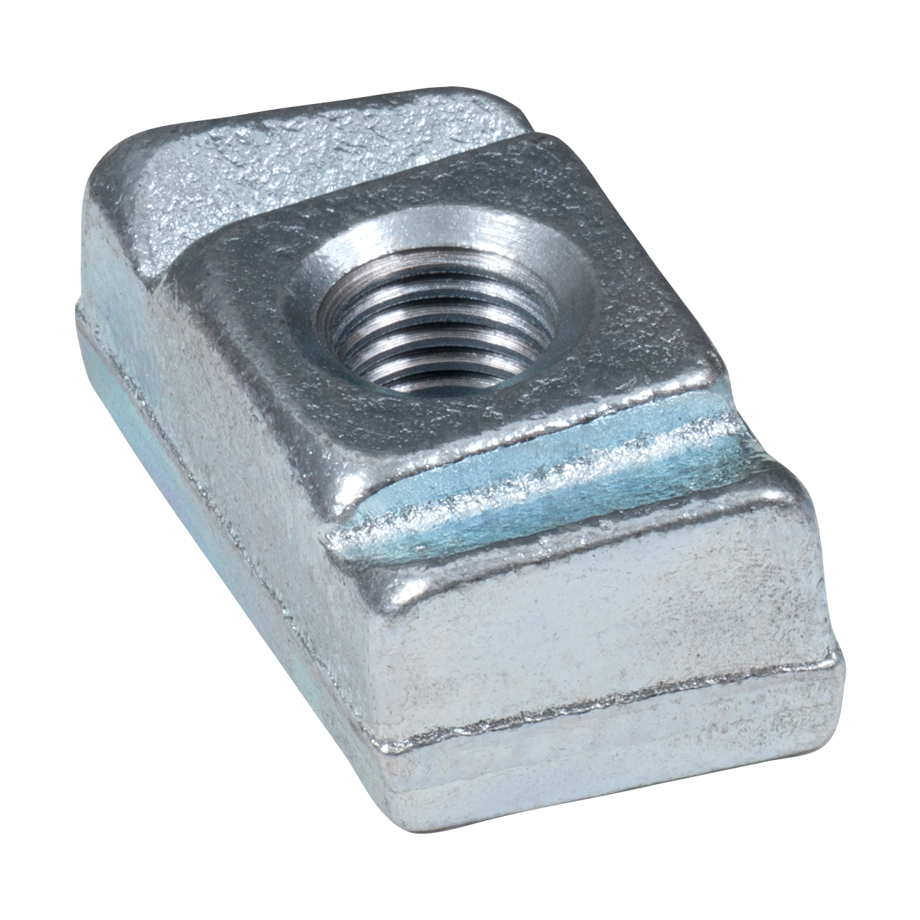 Hakenkopf Gewindeplatte 72/48 - M12 - ZN