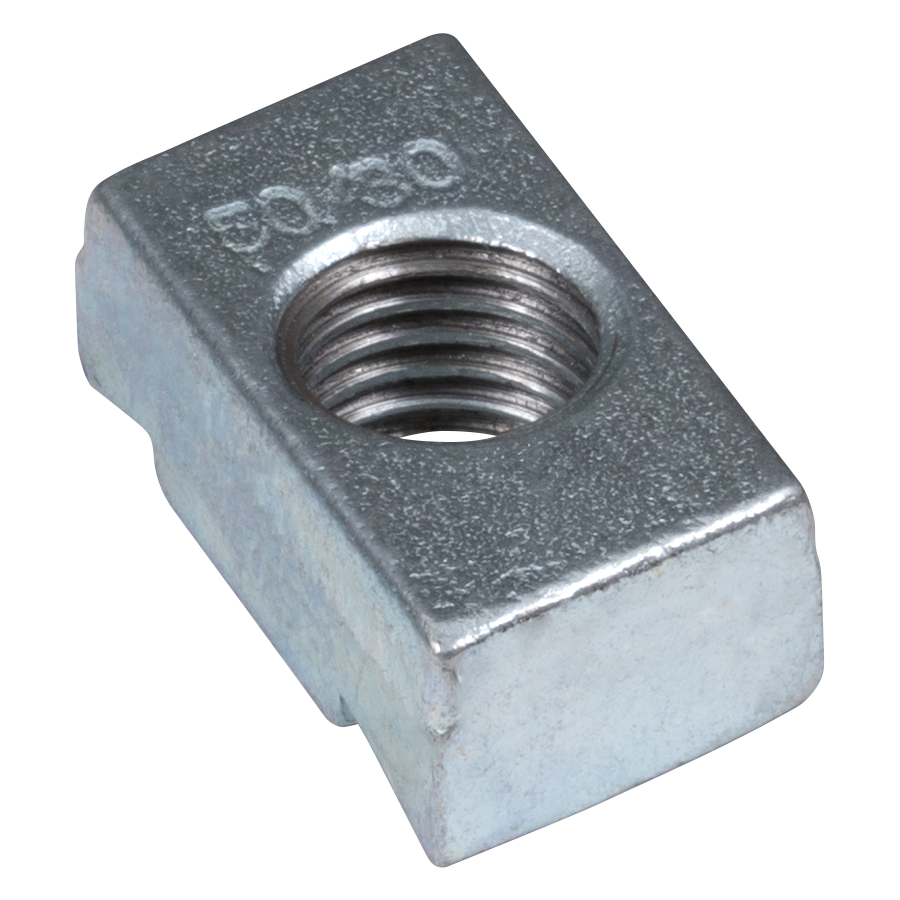 Hakenkopf Gewindeplatte 50/30 - M8 - ZN