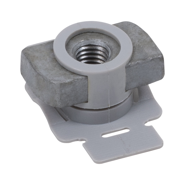 Gewindeplatte 41/41 mit Fixierhilfe - M6 - ZN