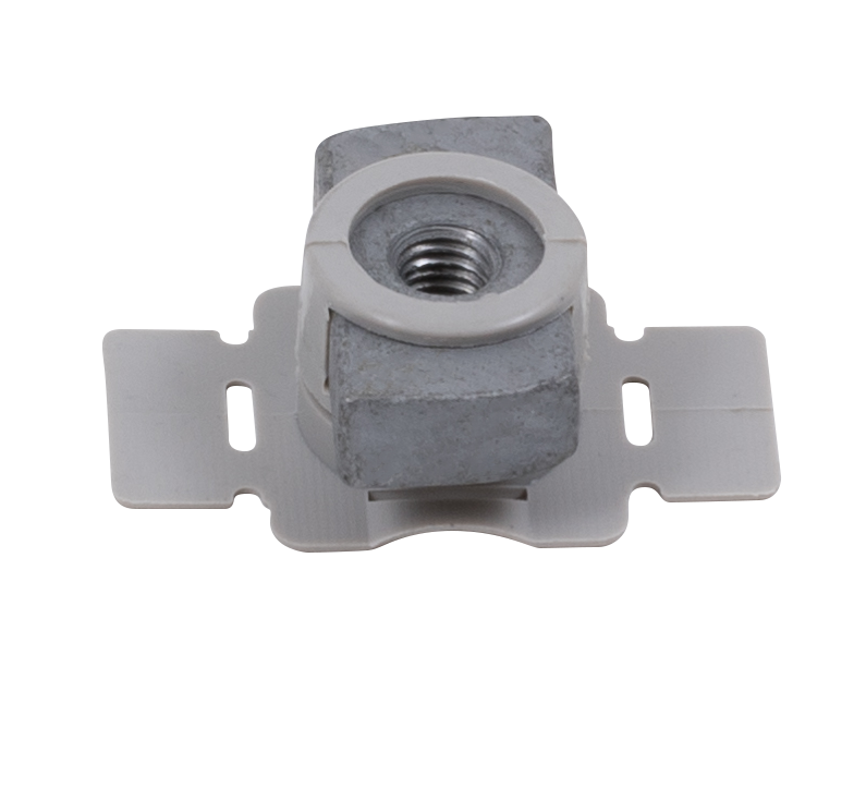 Gewindeplatte 41/41 mit Fixierhilfe - M6 - ZN