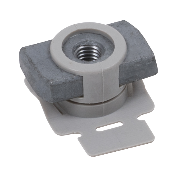 Gewindeplatte 41/41 mit Fixierhilfe - M6 - ZN