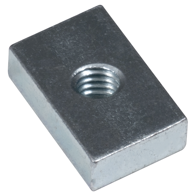 Hammerkopf Gewindeplatte 38/17 - M6 - ZN