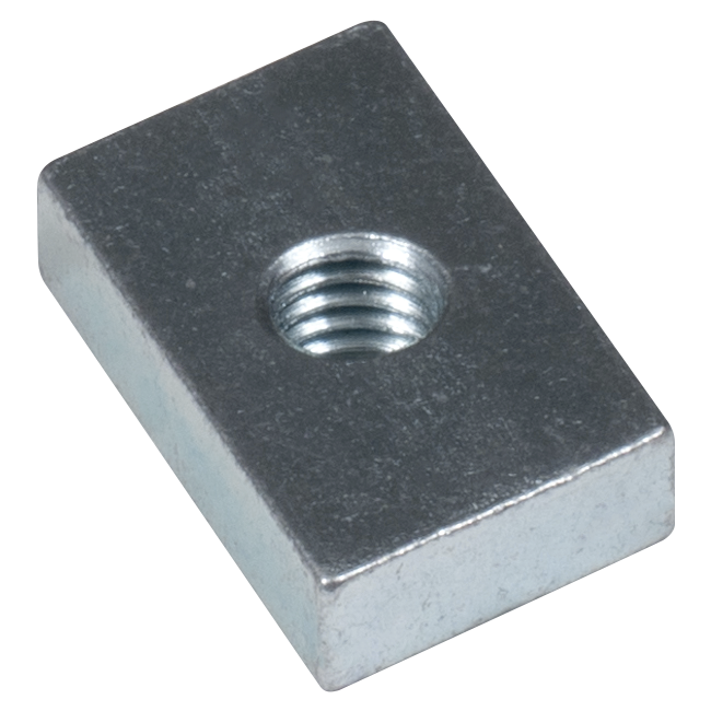 Hammerkopf Gewindeplatte 38/17 - M6 - ZN