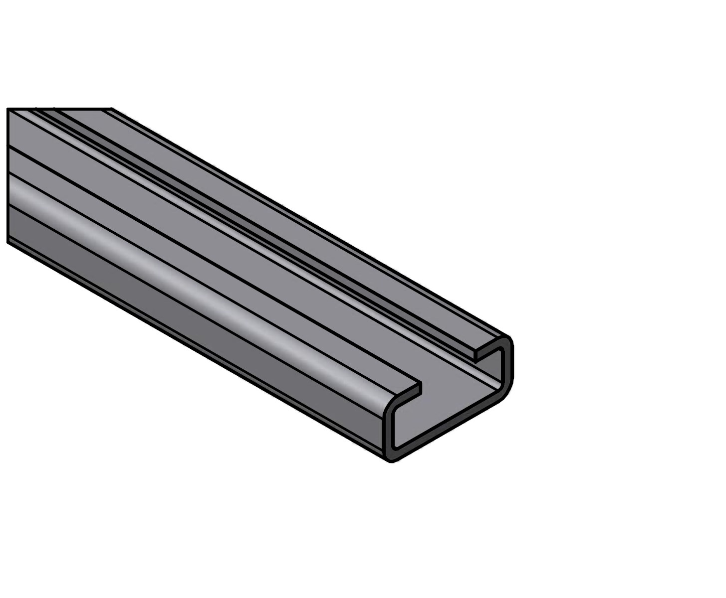 Profil 28/12 - 1.000 mm - gelocht - WB