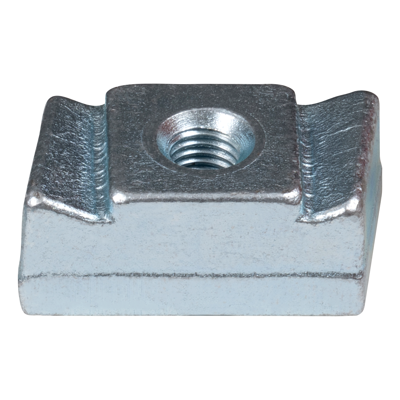 Hakenkopf Gewindeplatte 72/48 - M12 - ZN